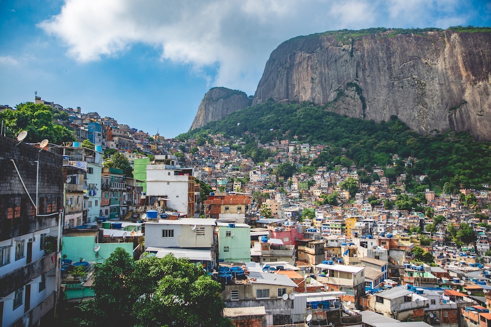 Die „Comunidade“ Rocinha in Rio de Janeiro