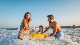Familie am Meer