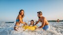Familie am Meer