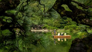 Zu den Highlights von Takamatsu zählt der Ritsurin-Garten, eine der schönsten Grünanlagen in ganz Japan