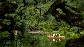 Zu den Highlights von Takamatsu zählt der Ritsurin-Garten, eine der schönsten Grünanlagen in ganz Japan