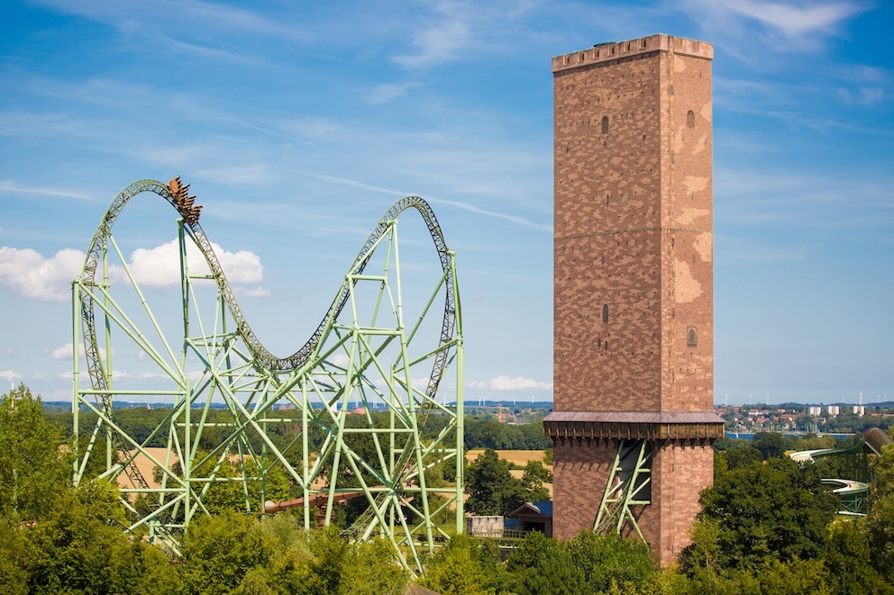 Höchste Achterbahnen Deutschlands: Schwur des Kärnan im Hansa-Park