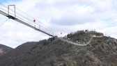 Höchste tibetische Hängebrücke