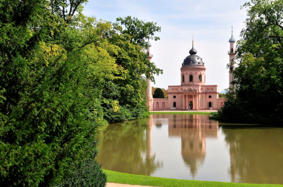 Parks in Deutschland: Schlosspark Schwetzingen mit Gartenmoschee