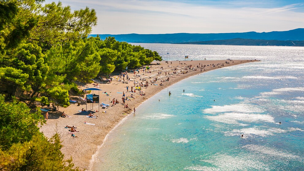 Asbest Strand Kroatien