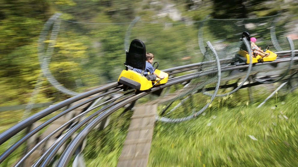 So geht's auf der Sommerrodelbahn schnell und sicher bergab