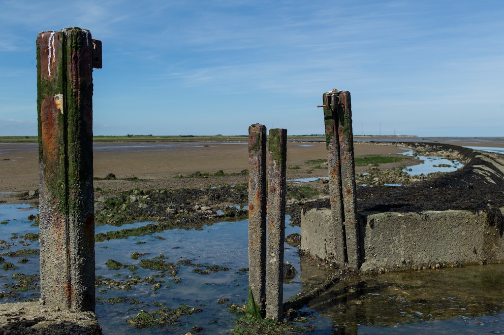 Broomway an der Ostküste Englands