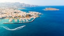 Kurzurlaub Pfingsten: Blick auf Agios Nikolaos auf Kreta
