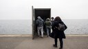 Seesicht in der Schweizer Stadt Zug