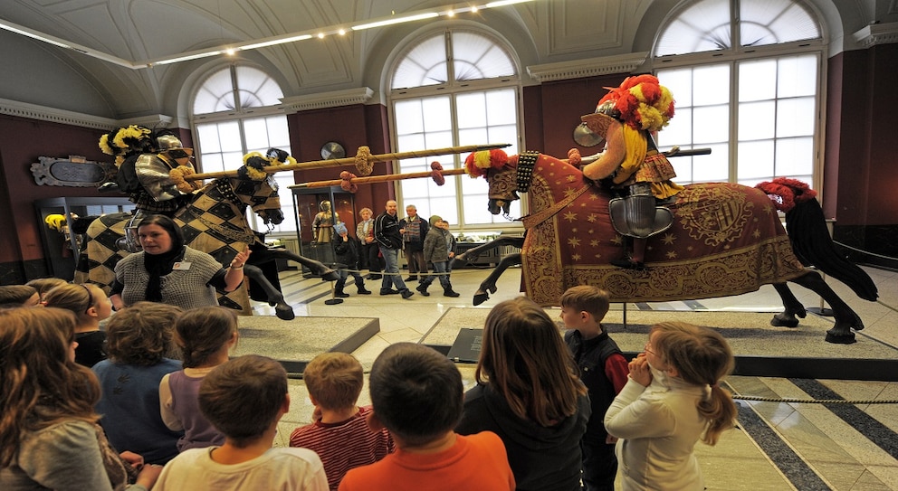 Der Riesensaal ist einer der beeindruckendsten Räume im Residenzschloss Dresden