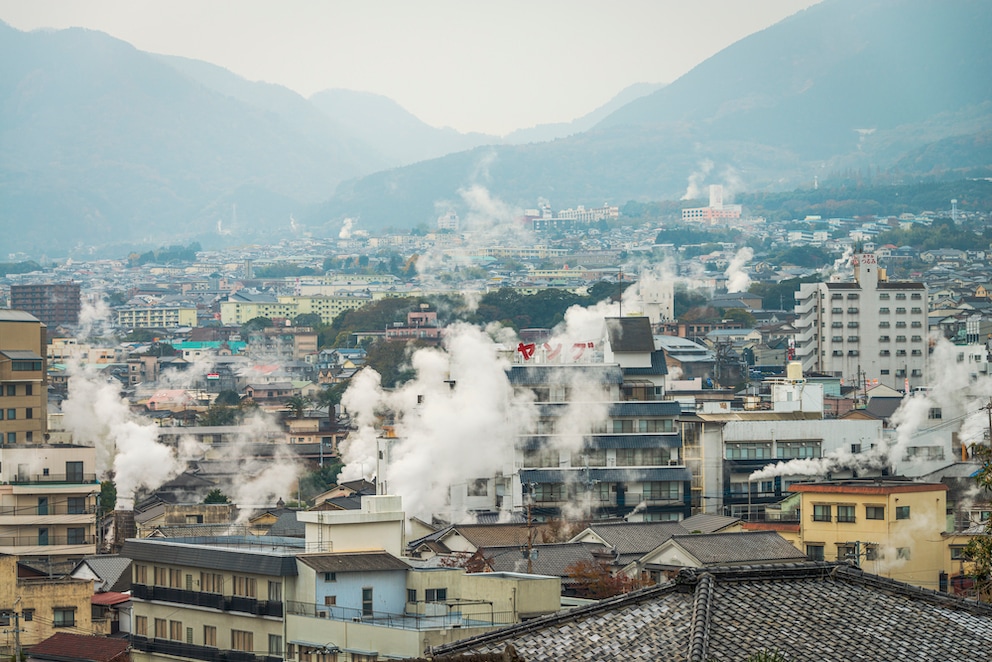 Warum es im japanischen Beppu überall brodelt und qualmt