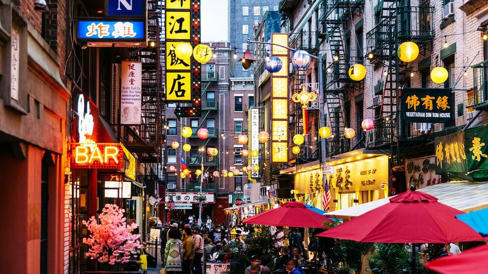 Der bunte Stadtteil Chinatown zählt zu den Highlights bei einem Besuch in New York