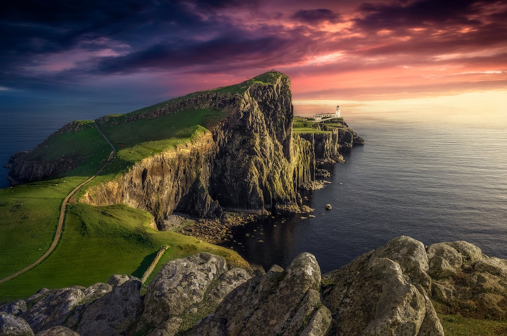 Die Isle of Skye liegt in Schottland