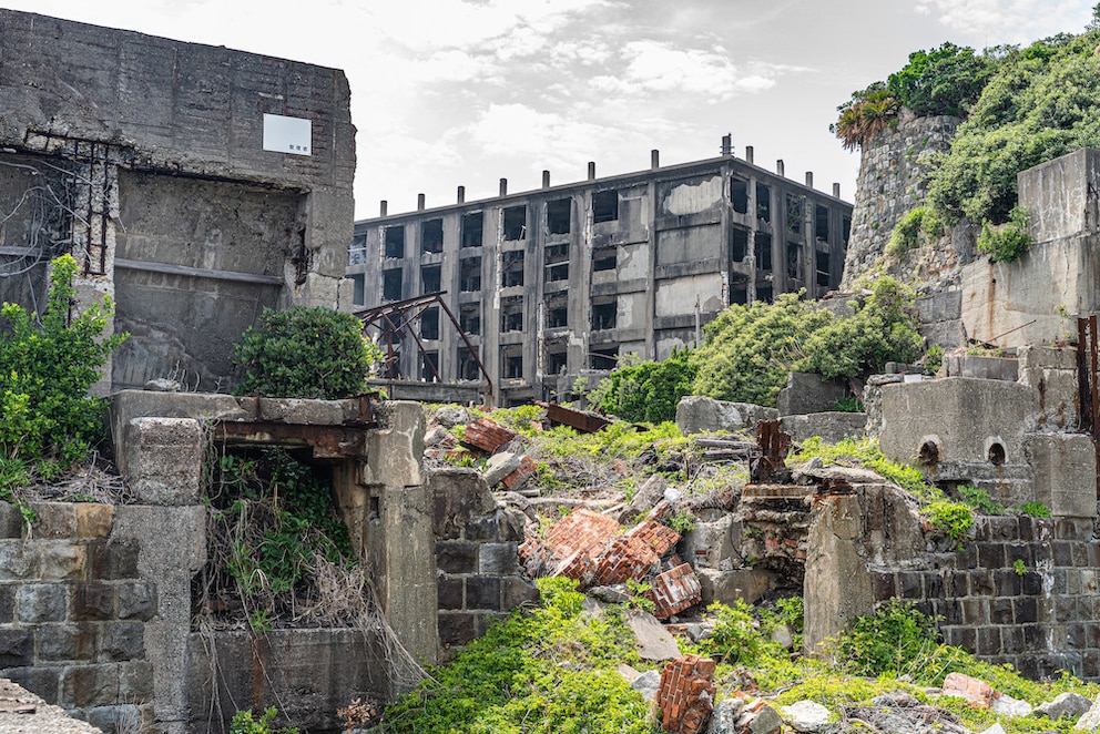 Hashima: Ruinen der verlassenen Insel