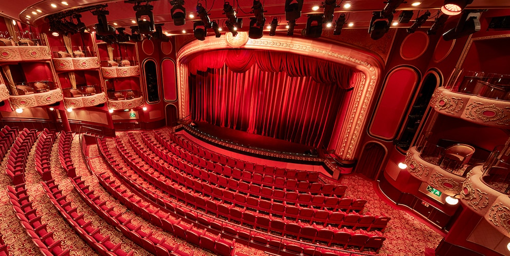 Das prachtvolle Theater auf der „Queen Victoria“