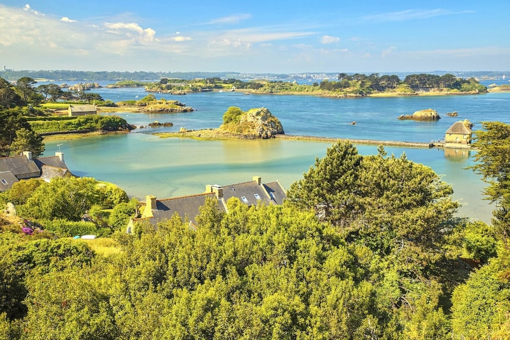 The Île de Bréhat in Brittany is also known as the Island of Flowers