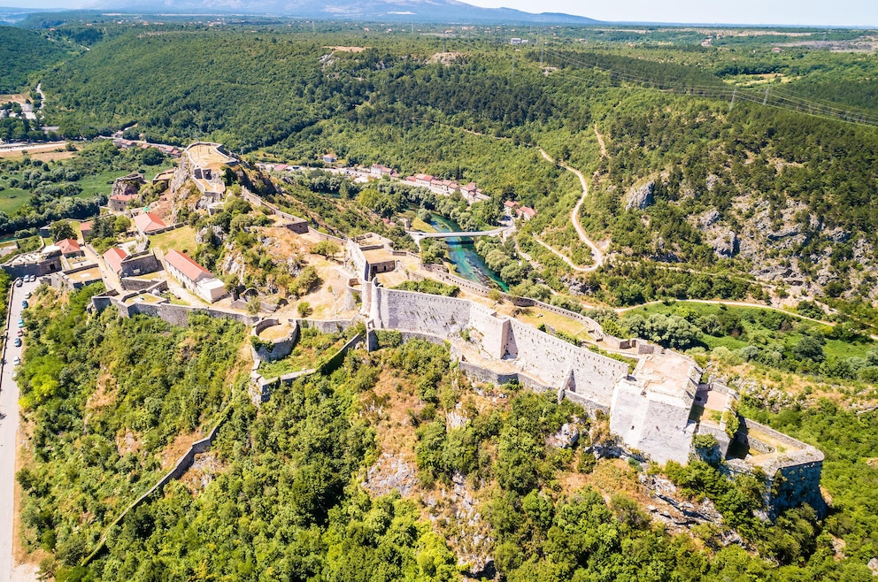 Die Knin-Festung in Kroatien