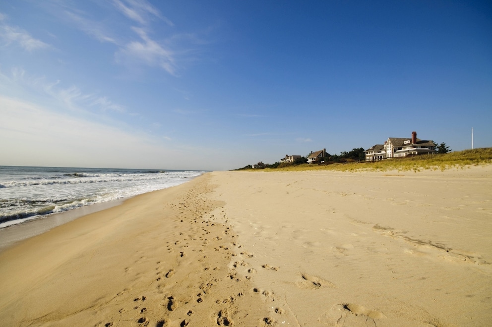 Main Beach in East Hampton, New York, is one of the most beautiful beaches in the U.S.
