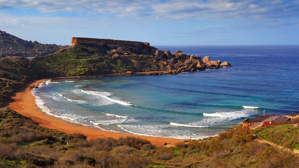 Der Ghajn Tuffieha Bay Beach auf Malta ist der beste Strand Europas