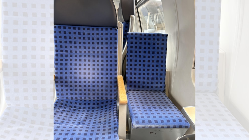 Dieser ungewöhnliche Bahnsitz in der Deutschen Bahn warf bei einigen Menschen Fragen auf