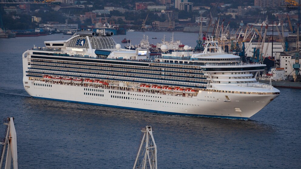 Die „Diamond Princess“ ist seit 2004 auf den Weltmeeren unterwegs