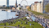 Rheinpromenade in Düsseldorf