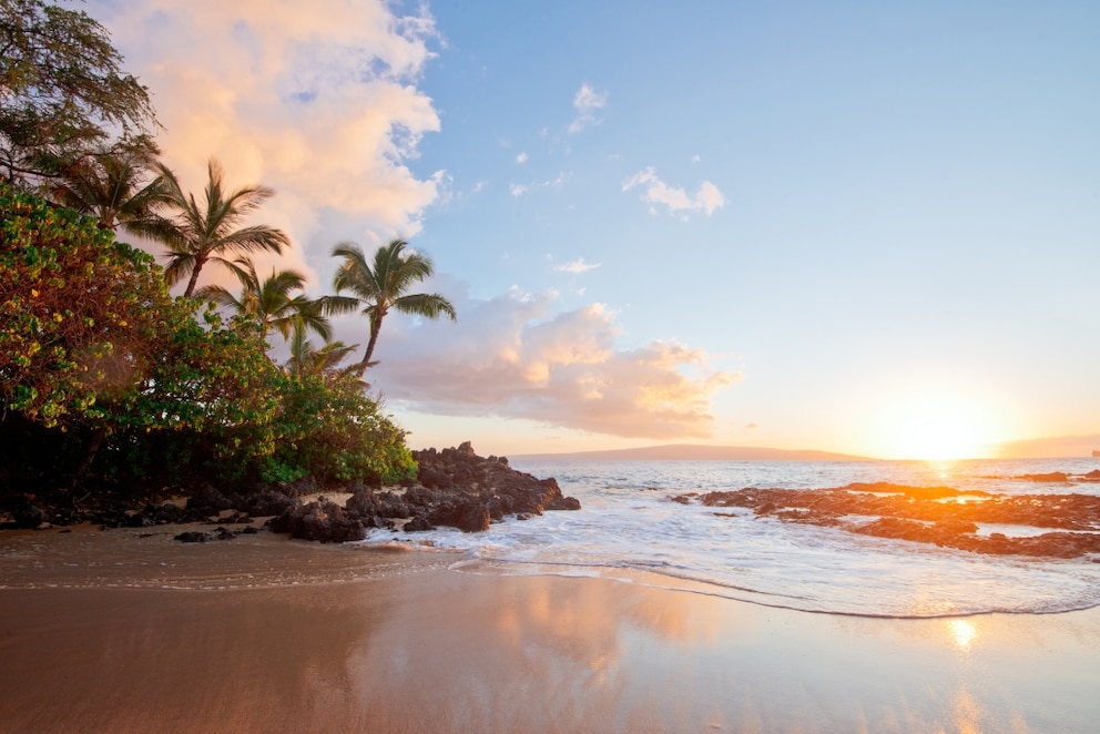 Wailea Beach on Hawaii's island of Maui is one of the most beautiful beaches in the U.S.
