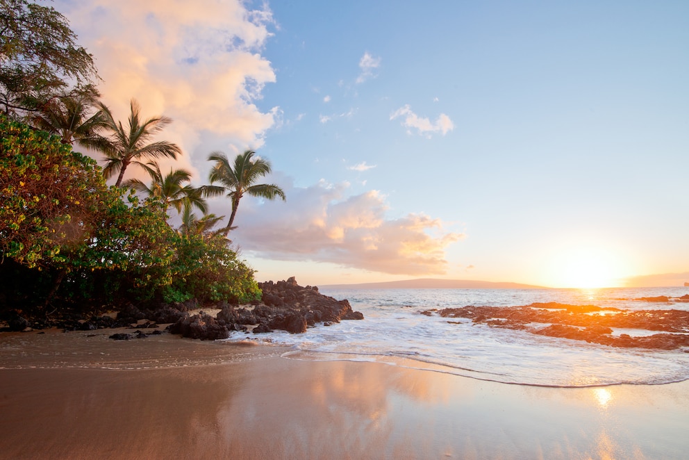 Wailea Beach auf Hawaiis Insel Maui ist einer der schönsten Strände der USA