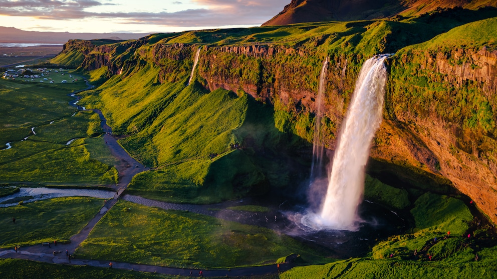 Seljalandsfoss-Wasserfall in Island