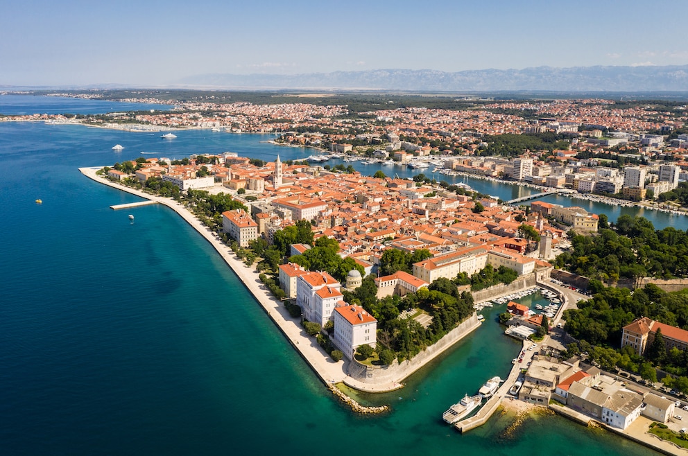 Zadar an der dalmatinischen Küste Kroatiens