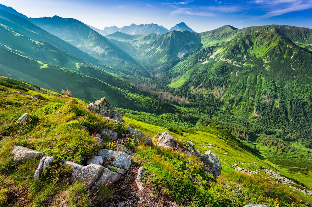 Das Tatra-Gebirge in Polen