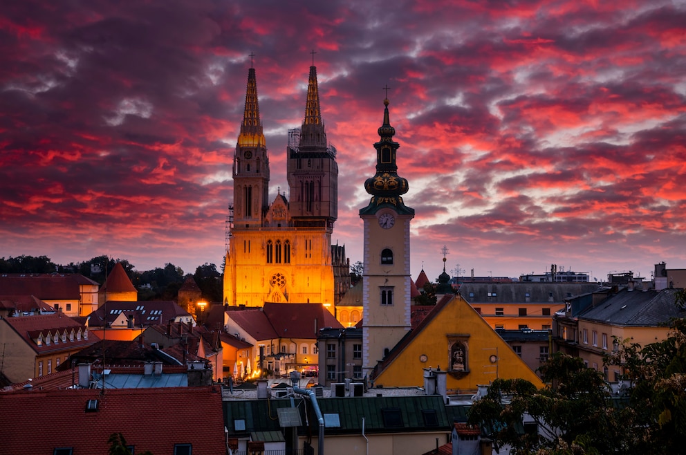 Die Kathedrale von Zagreb 