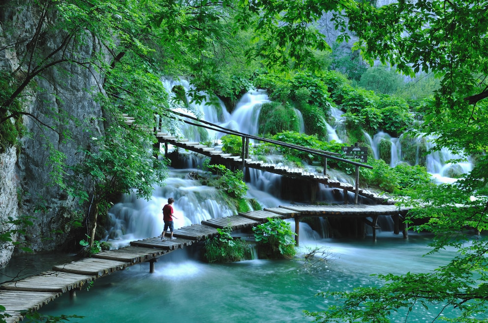Der Nationalpark Plitvicer Seen in Kroatien