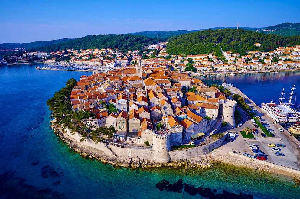 Korčula ist eine Insel in Kroatien