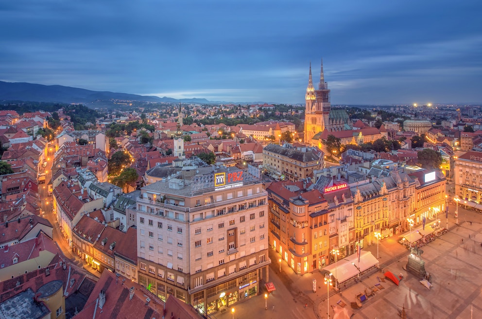 Zagreb ist die Hauptstadt Kroatiens