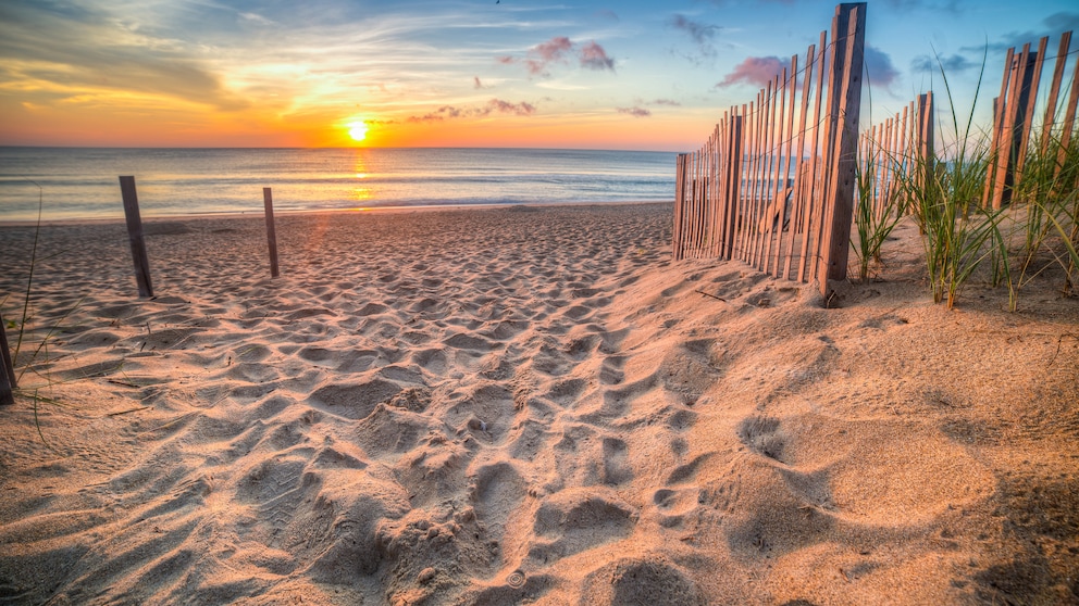 Strand in den USA