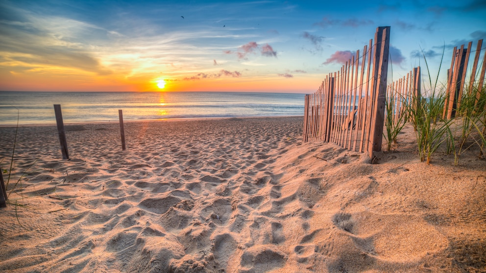 Strand in den USA