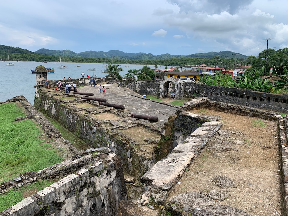 Eine der zahlreichen spanischen Bastionen in Portobelo