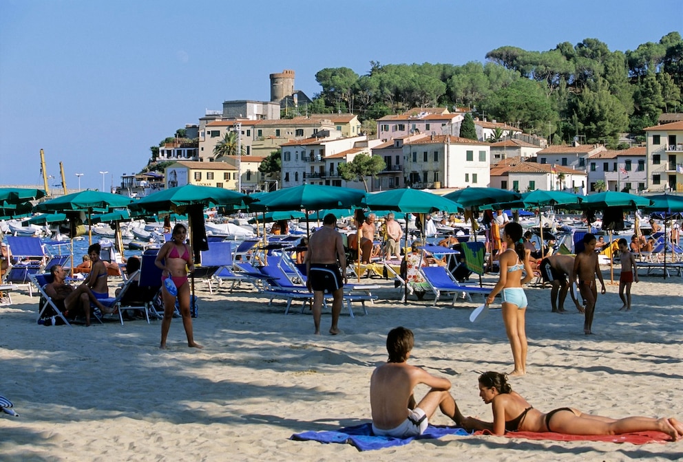 Marina di Campo, größter Strand auf Elba