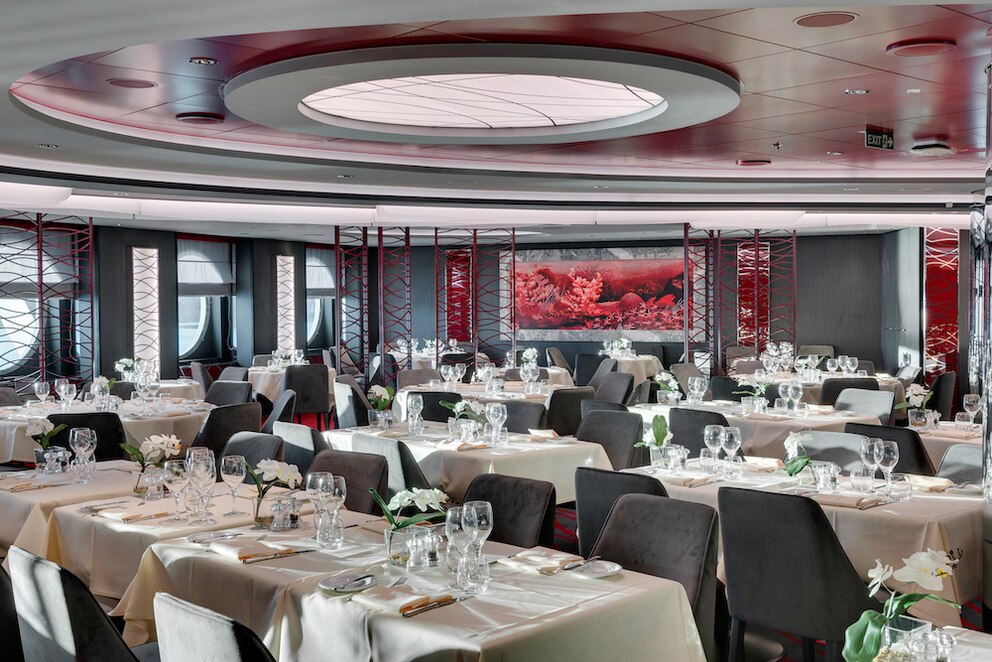 Das „Seashore“ ist eines der Hauptrestaurants der MSC Seaside