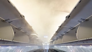 Nebel in der Flugzeugkabine