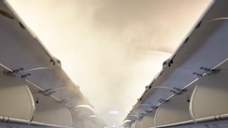 Nebel in der Flugzeugkabine