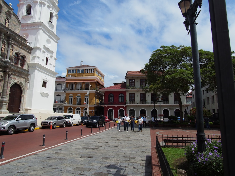 Die Altstadt von Panama erinnert durch Gebäude im spanischen Kolonialstil an die Vergangenheit