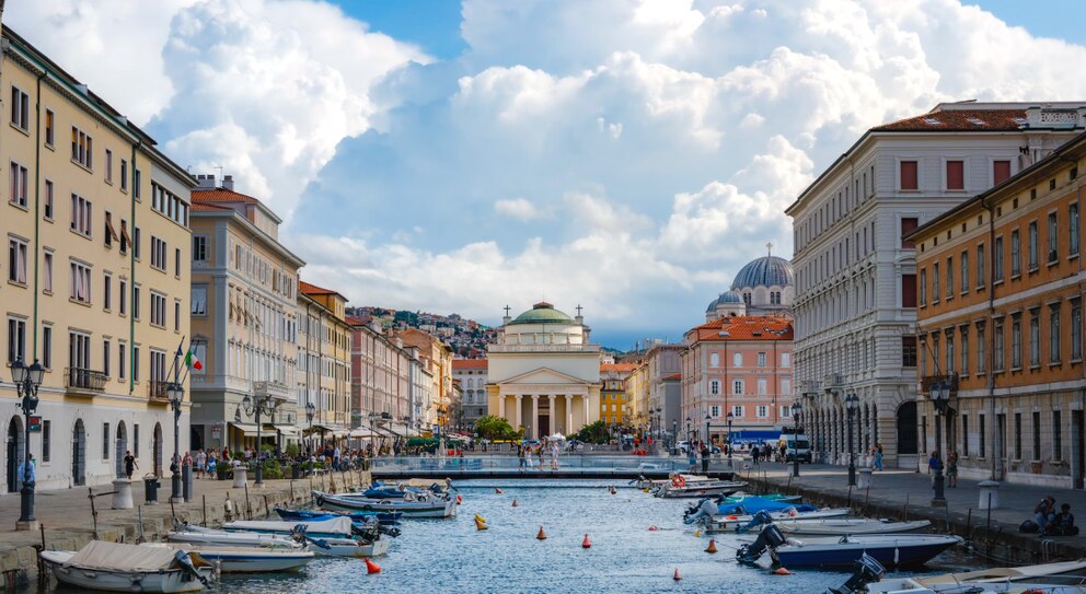 Triest mit seinem Canal Grande