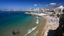 Die Playa de Poniente in Spanien ist der überfüllteste Strand Europas