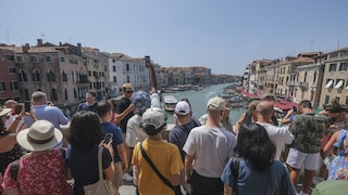 Übertourismus in Venedig, Italien