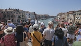 Übertourismus in Venedig, Italien