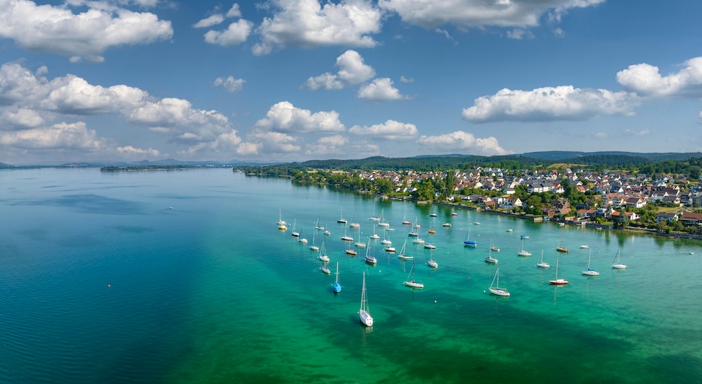 Allensbach am Bodensee nahe Kostanz eignet sich gut für einen Urlaub im August