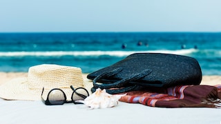 Wertsachen am Strand