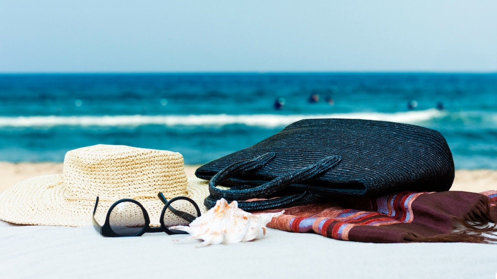 Wertsachen am Strand